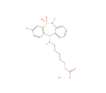 tianeptine sodium molecule