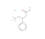 phenibut hydrochloride molecule